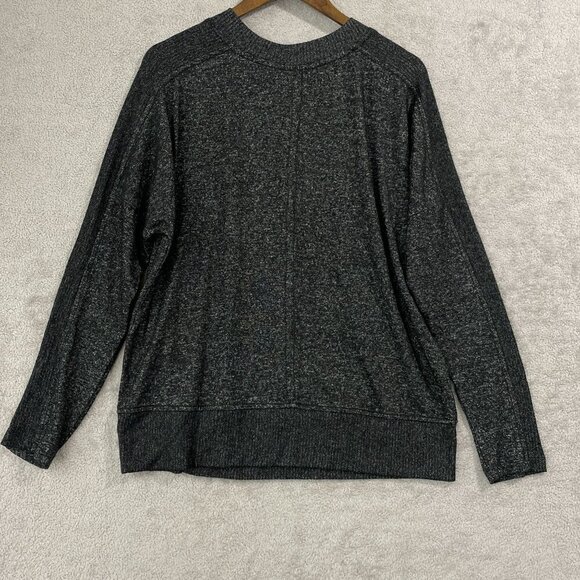 NEW Buffalo David Bitton Womens L Black V-Neck Lightweight Sweater - Picture 3 of 7